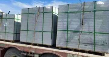 铜仁 芝麻白花岗岩地铺石装车日常