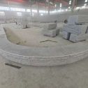 铜仁 芝麻白异形坐凳，自然面光面弧形加工