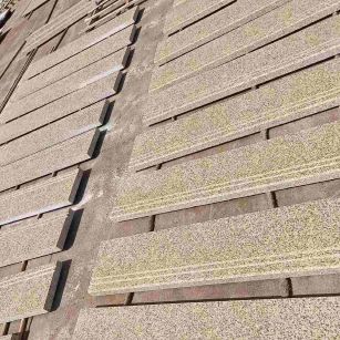 铜仁 黄金麻花岗岩光面楼梯踏步