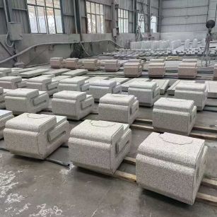 铜仁 白麻花岗岩异形加工-石凳，坐凳