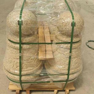 铜仁 黄金麻异形定制雕花——棒棒糖挡车柱