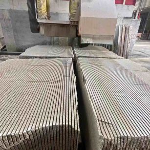 铜仁 车间生产日常，黄金麻白麻花岗岩