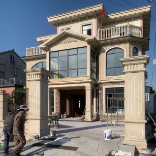 铜仁 黄金麻花岗岩荔枝面别墅外墙干挂私家专属