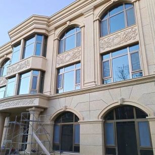 铜仁 黄金麻花岗岩别墅外墙干挂