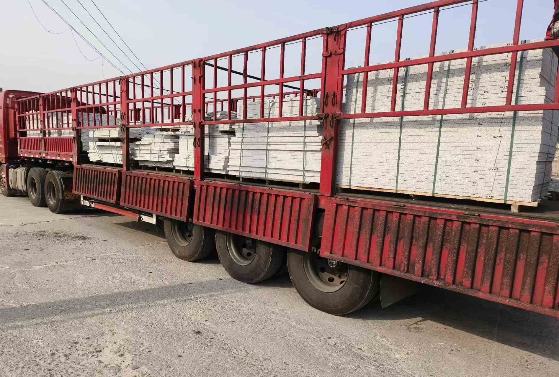 铜仁 白麻荔枝面外墙干挂，工厂装车日常