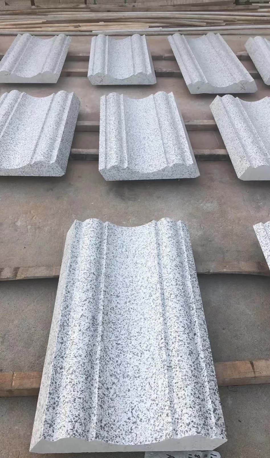 铜仁 白麻花岗岩光面别墅线条