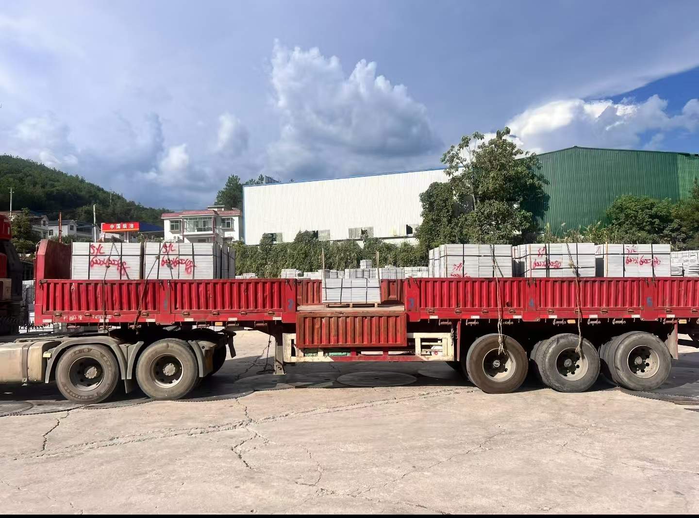 铜仁 芝麻灰花岗岩地铺石出货日常