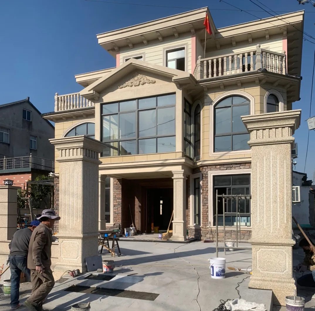 铜仁 黄金麻花岗岩荔枝面别墅外墙干挂私家专属